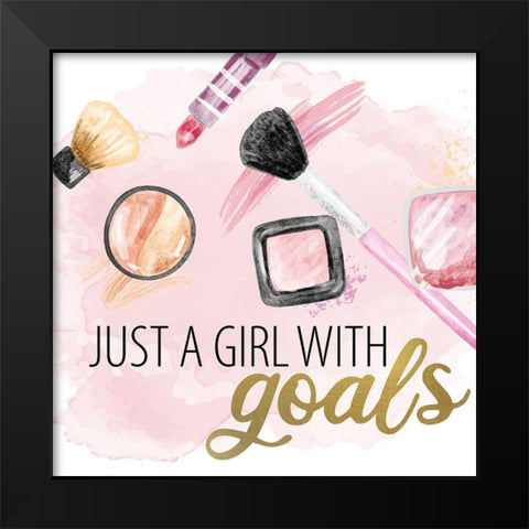 She Believed 3 V2 Black Modern Wood Framed Art Print by Allen, Kimberly