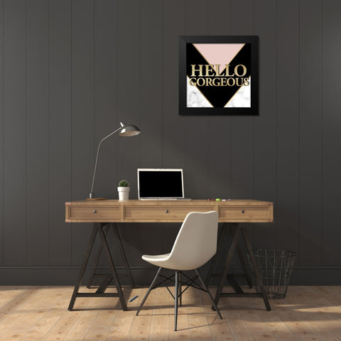 Girl Boss 3 Black Modern Wood Framed Art Print by Allen, Kimberly