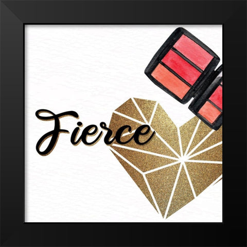 Diva 2 Black Modern Wood Framed Art Print by Allen, Kimberly