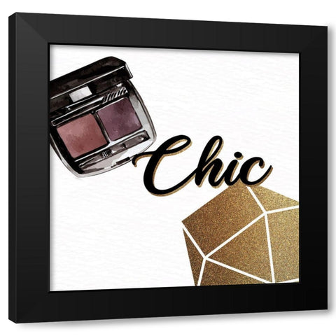 Diva 4 Black Modern Wood Framed Art Print by Allen, Kimberly