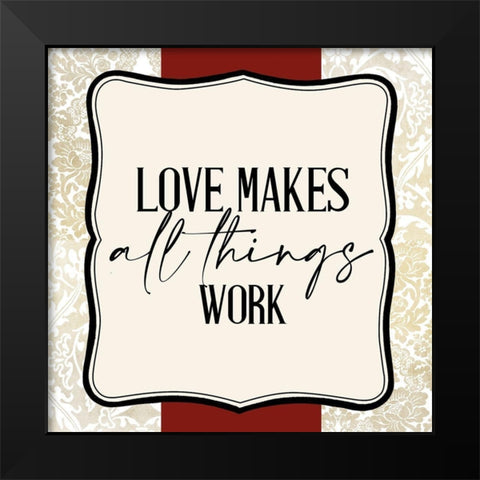 Dont Take 2 Black Modern Wood Framed Art Print by Allen, Kimberly