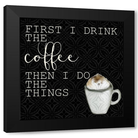 Rise 2 Black Modern Wood Framed Art Print with Double Matting by Allen, Kimberly