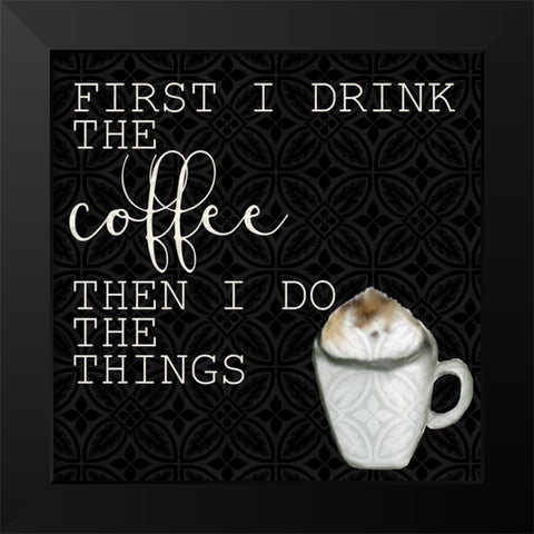 Rise 2 Black Modern Wood Framed Art Print by Allen, Kimberly