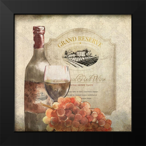 Chateau 2 Black Modern Wood Framed Art Print by Allen, Kimberly