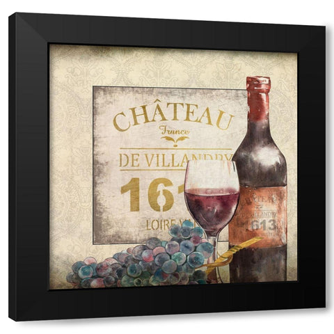 Chateau 1 Black Modern Wood Framed Art Print with Double Matting by Allen, Kimberly