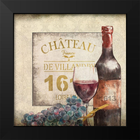 Chateau 1 Black Modern Wood Framed Art Print by Allen, Kimberly