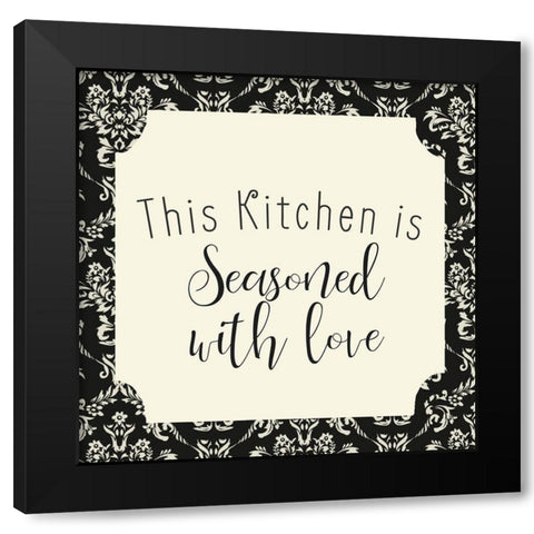 This Kitchen 2 Black Modern Wood Framed Art Print by Allen, Kimberly