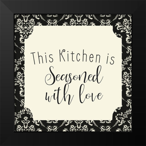This Kitchen 2 Black Modern Wood Framed Art Print by Allen, Kimberly