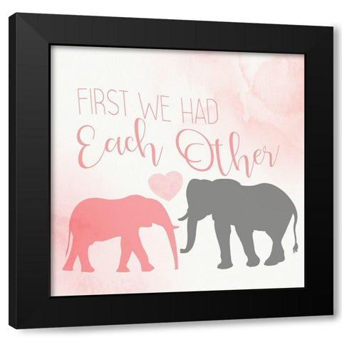 Perfect 2 V2 Black Modern Wood Framed Art Print by Allen, Kimberly