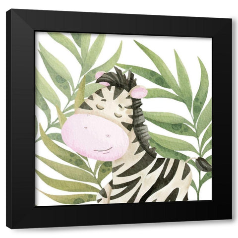 Goodnight Jungle 2 Black Modern Wood Framed Art Print with Double Matting by Allen, Kimberly