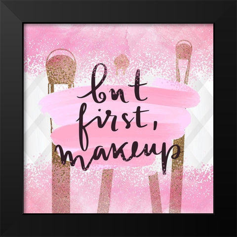 Brushes 2 Black Modern Wood Framed Art Print by Allen, Kimberly