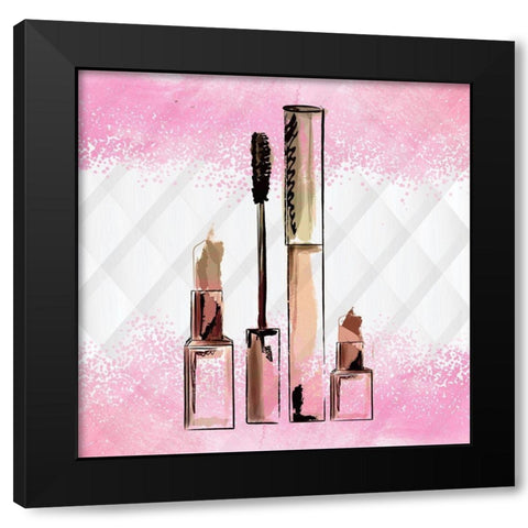 Brushes 3 Black Modern Wood Framed Art Print by Allen, Kimberly