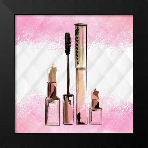 Brushes 3 Black Modern Wood Framed Art Print by Allen, Kimberly