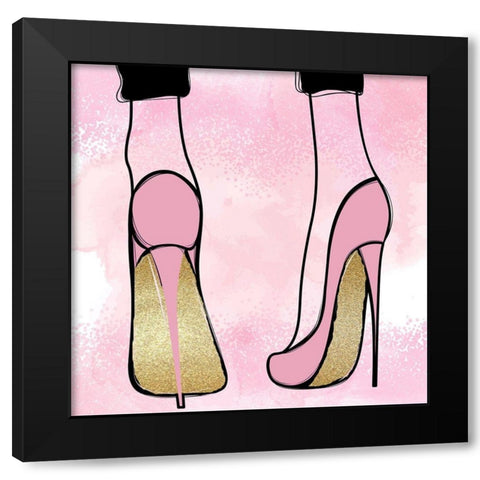 Elegance 2 Black Modern Wood Framed Art Print by Allen, Kimberly
