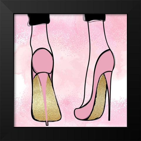 Elegance 2 Black Modern Wood Framed Art Print by Allen, Kimberly