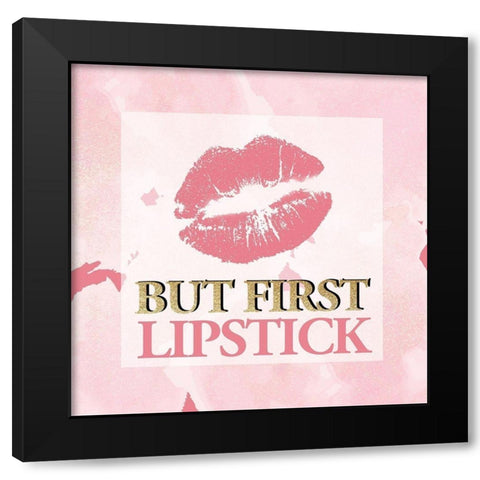 Hello 3 V2 Black Modern Wood Framed Art Print by Allen, Kimberly