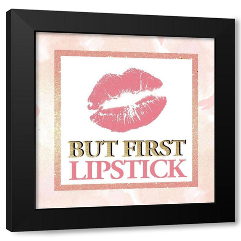 Hello 3 Black Modern Wood Framed Art Print by Allen, Kimberly