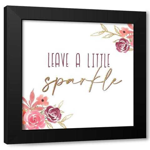 Just a Girl 5 Black Modern Wood Framed Art Print by Allen, Kimberly