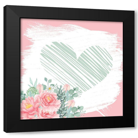 Mint Paris 6 Black Modern Wood Framed Art Print by Allen, Kimberly