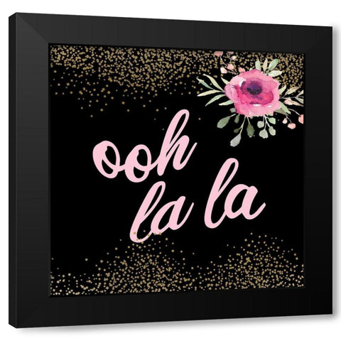 Paris 3 Black Modern Wood Framed Art Print with Double Matting by Allen, Kimberly