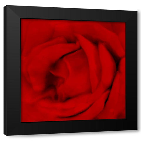 Red Umbrella Paris 2 Black Modern Wood Framed Art Print by Allen, Kimberly