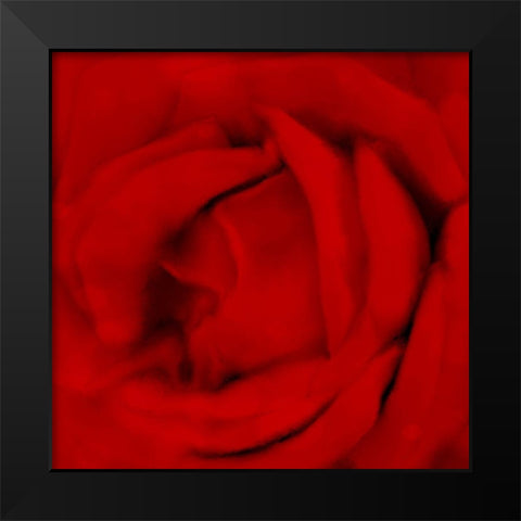 Red Umbrella Paris 2 Black Modern Wood Framed Art Print by Allen, Kimberly