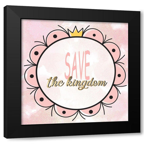 Mirror Mirror 3 Black Modern Wood Framed Art Print by Allen, Kimberly