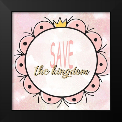 Mirror Mirror 3 Black Modern Wood Framed Art Print by Allen, Kimberly