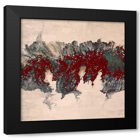 Mood 1 Black Modern Wood Framed Art Print by Allen, Kimberly