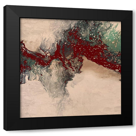 Mood 2 Black Modern Wood Framed Art Print with Double Matting by Allen, Kimberly