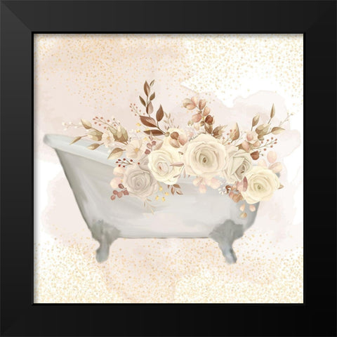 Wash Soak Relax 2 Fall Black Modern Wood Framed Art Print by Allen, Kimberly