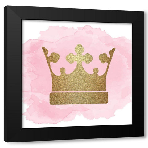 Always Princess 5 Black Modern Wood Framed Art Print by Allen, Kimberly