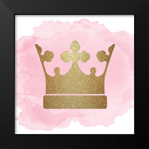 Always Princess 5 Black Modern Wood Framed Art Print by Allen, Kimberly