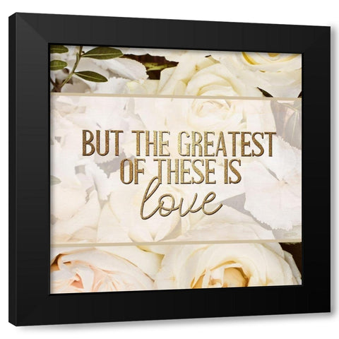 Let All 3 v2 Black Modern Wood Framed Art Print with Double Matting by Allen, Kimberly