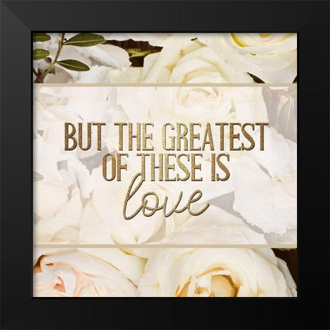 Let All 3 v2 Black Modern Wood Framed Art Print by Allen, Kimberly