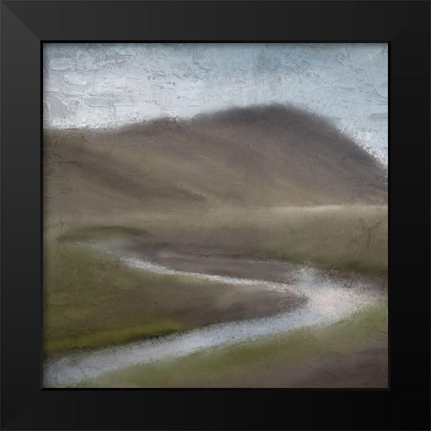 Mountain Stream Black Modern Wood Framed Art Print by Allen, Kimberly
