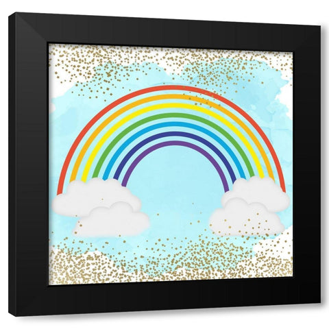 Somewhere 2 Black Modern Wood Framed Art Print by Allen, Kimberly
