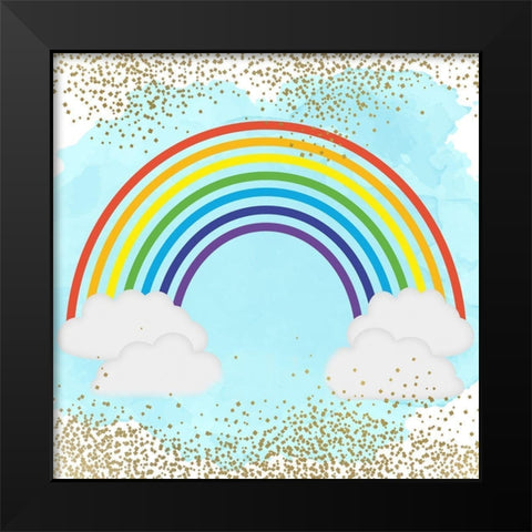 Somewhere 2 Black Modern Wood Framed Art Print by Allen, Kimberly