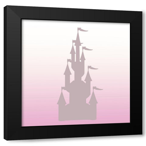 Fairytale Princess 2 Black Modern Wood Framed Art Print by Allen, Kimberly