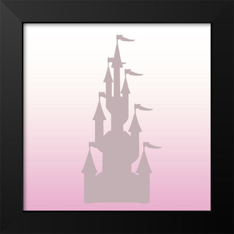 Fairytale Princess 2 Black Modern Wood Framed Art Print by Allen, Kimberly