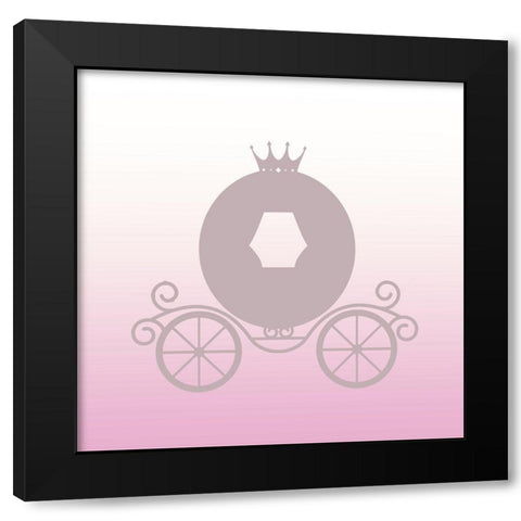Fairytale Princess 5 Black Modern Wood Framed Art Print by Allen, Kimberly