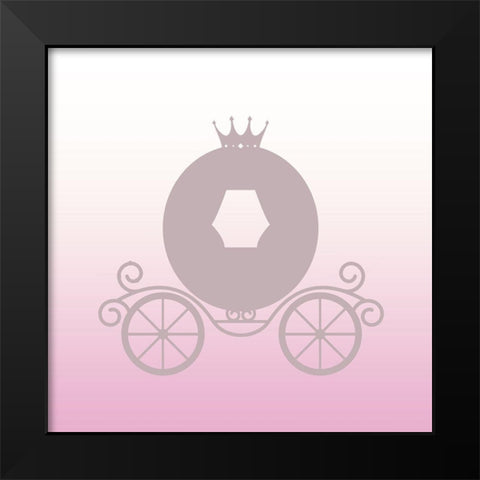 Fairytale Princess 5 Black Modern Wood Framed Art Print by Allen, Kimberly