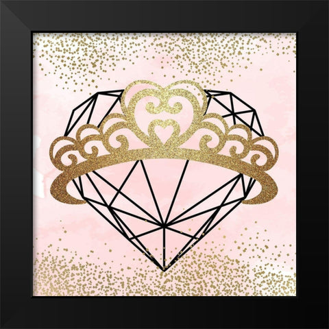 Little Princess Pink 2 Black Modern Wood Framed Art Print by Allen, Kimberly