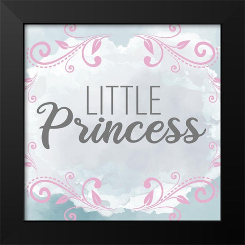 Princess Crown 2 Black Modern Wood Framed Art Print by Allen, Kimberly
