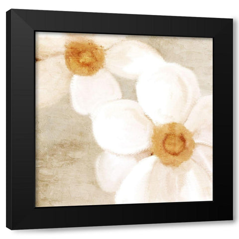 Warm Floral 2 Black Modern Wood Framed Art Print by Allen, Kimberly