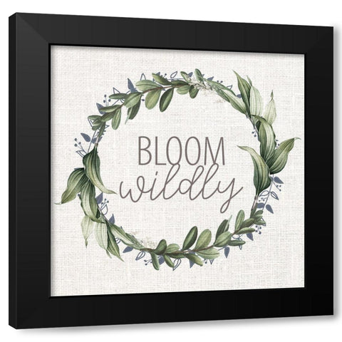 Live Simply Bloom 2 Black Modern Wood Framed Art Print by Allen, Kimberly