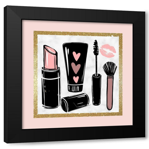 Wake Up And 2 Black Modern Wood Framed Art Print by Allen, Kimberly