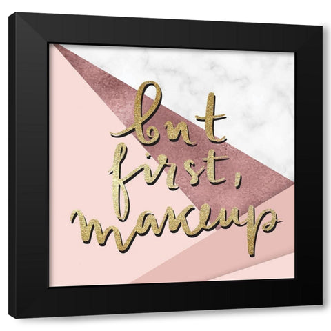 Wake Up And 3 Black Modern Wood Framed Art Print with Double Matting by Allen, Kimberly