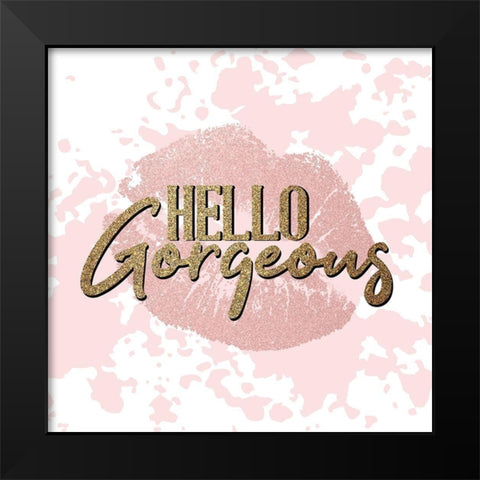 Hello Diva 4 Black Modern Wood Framed Art Print by Allen, Kimberly