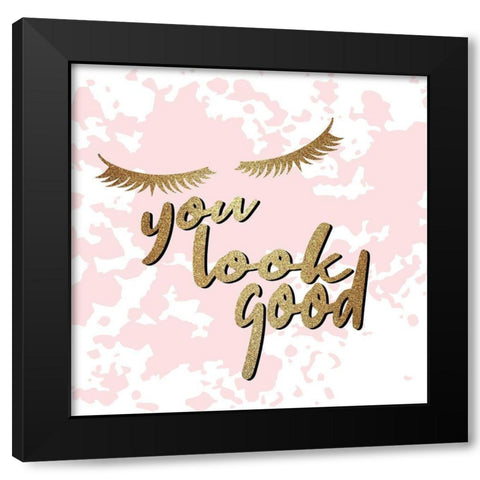 Hello Diva 5 Black Modern Wood Framed Art Print with Double Matting by Allen, Kimberly